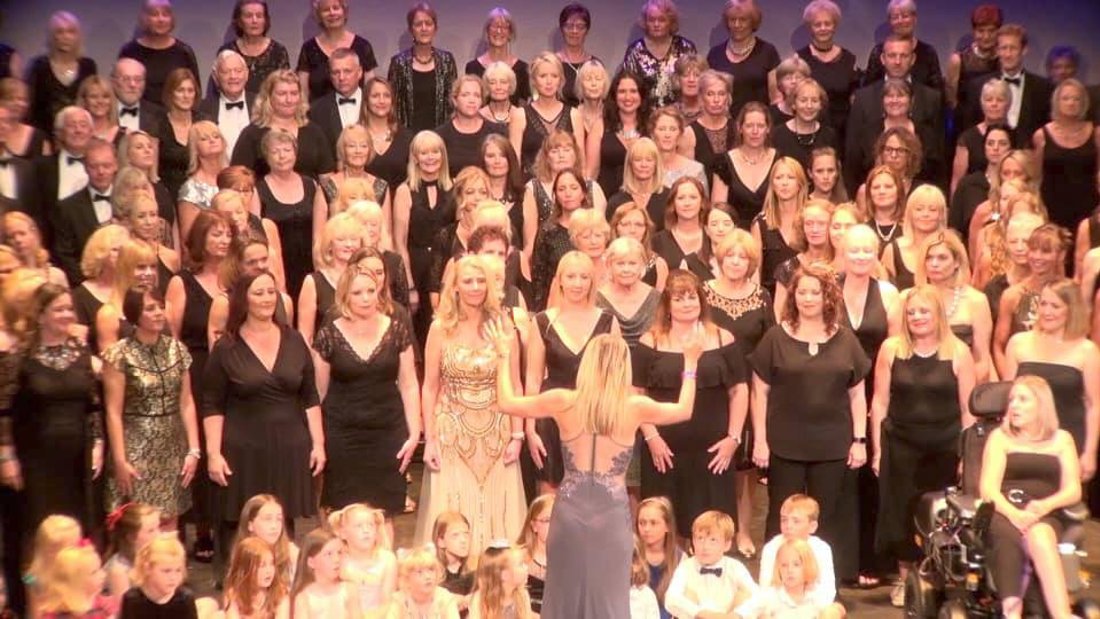 All dolled up to sing together on our main stage