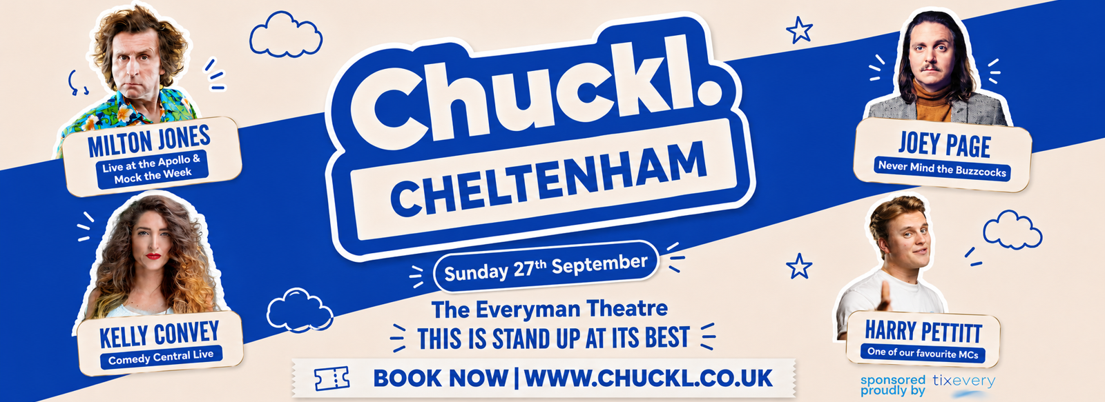 Chuckl Presents Cheltenham XL Comedy Club featuring Milton Jones